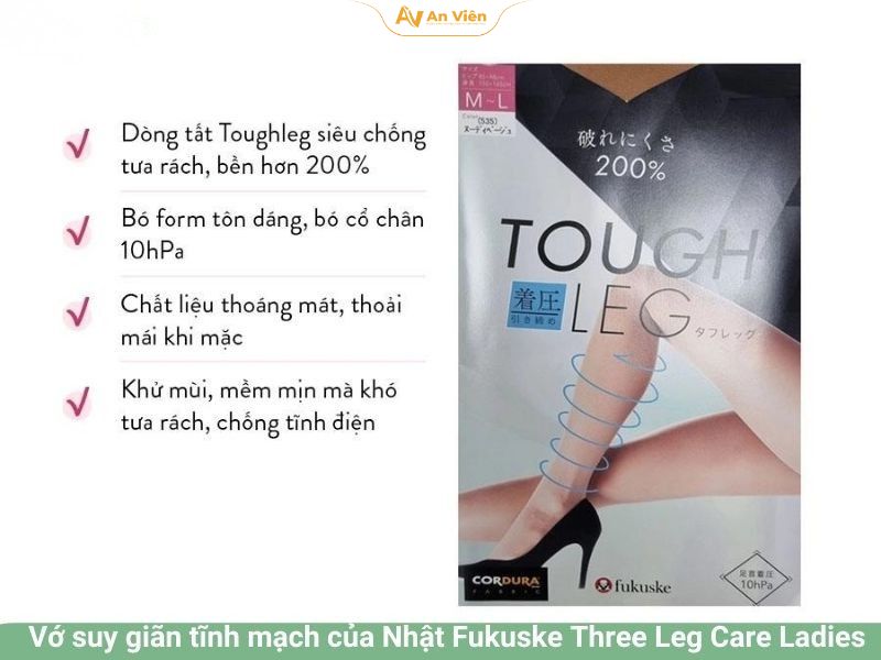Vớ suy giãn tĩnh mạch của Nhật có tốt không? Gợi ý 5 dòng sản phẩm 12 Vớ suy giãn tĩnh mạch của Nhật Fukuske Three Leg Care Ladies