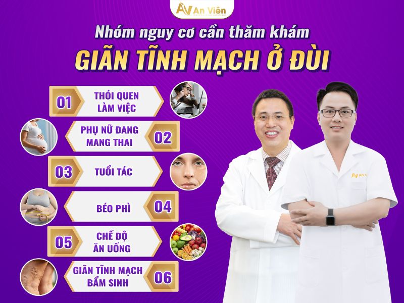 giãn tĩnh mạch ở đùi