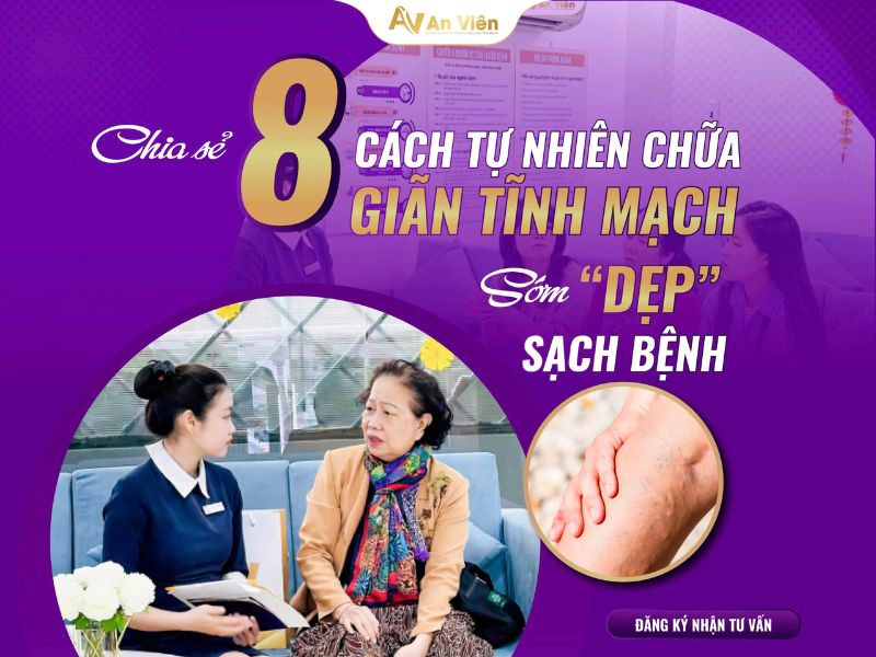 8 cách tự nhiên chữa giãn tĩnh mạch
