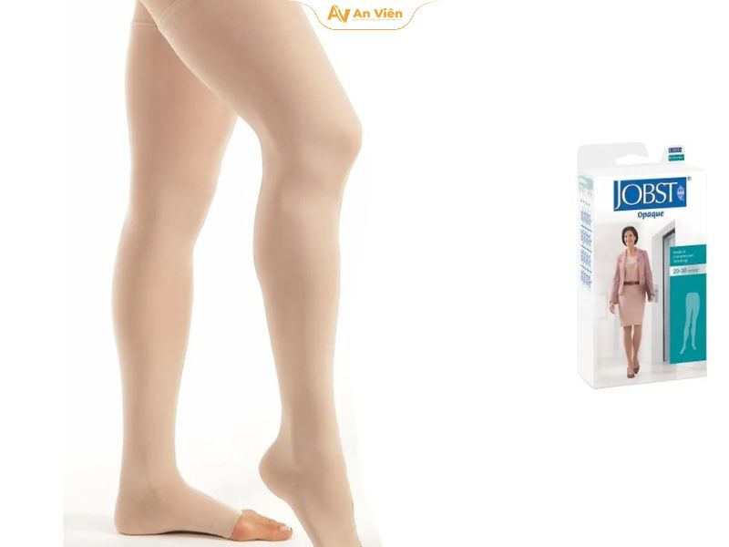 Vớ giãn tĩnh mạch của Mỹ: Đánh giá hiệu quả và hướng dẫn sử dụng 9 Vớ giãn tĩnh mạch Jobst Opaque