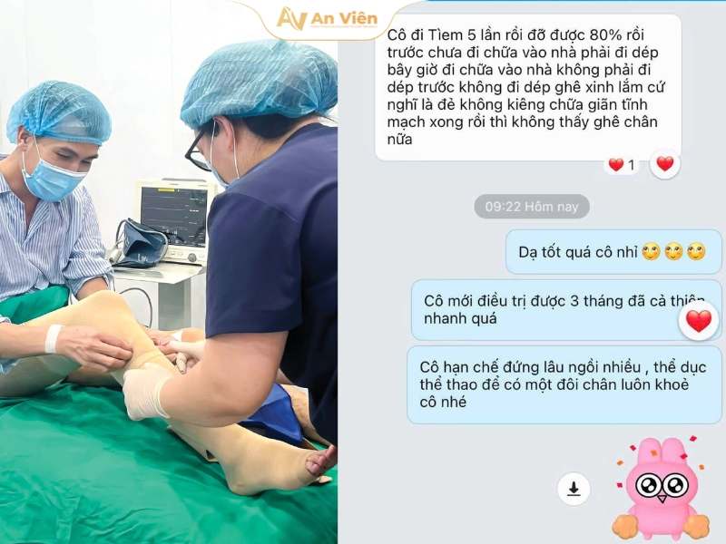 Những chia sẻ chân thật của người bệnh về hành trình điều trị tại An Viên 7 suy-gian-tinh-mach