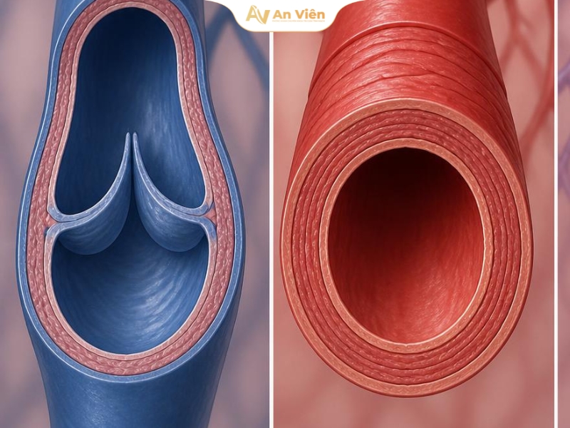 Phân biệt tĩnh mạch, động mạch, mao mạch khác nhau thế nào? 11 phan-biet-tinh-mach-dong-mach-mao-mach